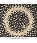 Home Spice Jute Braided Accessories Black Rug 240164PS 15 in. Set of 6 Round - Rugs Town Home Spice Jute Braided Accessories Black 240164PS 15 in. Set of 6 Round Rug