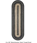 Home Spice Jute Braided Accessories Black Rug 240102PS 8 in. X 28 in. Set of 2 Oval - Rugs Town Home Spice Jute Braided Accessories Black 240102PS 8 in. X 28 in. Set of 2 Oval Rug