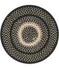 Home Spice Jute Braided Accessories Black Rug 240164PS 15 in. Set of 6 Round - Rugs Town Home Spice Jute Braided Accessories Black 240164PS 15 in. Set of 6 Round Rug