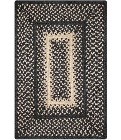 Home Spice Jute Braided Accessories Black Rug 240074PS 13 in. X 19 in. Set of 4 Rect - Rugs Town Home Spice Jute Braided Accessories Black 240074PS 13 in. X 19 in. Set of 4 Rect Rug
