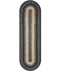 Home Spice Jute Braided Accessories Black Rug 240102PS 8 in. X 28 in. Set of 2 Oval - Rugs Town Home Spice Jute Braided Accessories Black 240102PS 8 in. X 28 in. Set of 2 Oval Rug