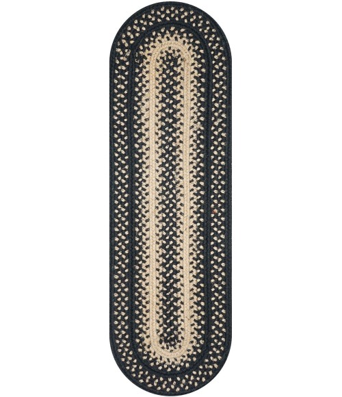 Home Spice Jute Braided Accessories Black Rug 240102PS 8 in. X 28 in. Set of 2 Oval - Rugs Town Home Spice Jute Braided Accessories Black 240102PS 8 in. X 28 in. Set of 2 Oval Rug