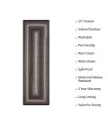 ULTRA DURABLE BRAIDED RUG Homespice Decor Rug Sale. Midnight Moon Ultra Durable Braided Rug