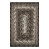 Homespice Decor Ultra Durable Braided Midnight Moon Grey 314185 5 ft. X 8 ft. Rect Rug