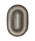 ULTRA DURABLE BRAIDED RUG Homespice Ultra Durable Braided Gray Rug