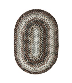 Homespice Decor Ultra Durable Braided 300188 Rug 27 in. X 45 in. Oval