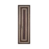 Homespice Decor Ultra Durable Braided Montgomery Black 329240 22 in. X 72 in. Rect Rug