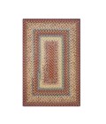 Homespice Decor Cotton Braided Neverland Red 413079 4 ft. X 6 ft. Rect Rug