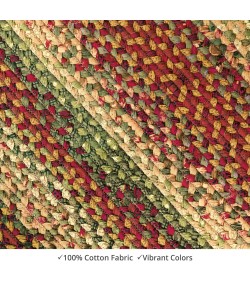 Homespice Decor Cotton Braided 620095 Area Rug 10 in. X 10 in. Swatch