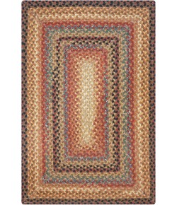 Home Spice Cotton Braided Rug Brown 410191 27 in. X 45 in. Rect Rug
