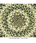 Home Spice Jute Braided Accessories Green Rug 240027PS 8 in. Set of 3 Round - Rugs Town Home Spice Jute Braided Accessories Green 240027PS 8 in. Set of 3 Round Rug