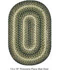 Home Spice Jute Braided Accessories Green Rug 240059PS 13 in. X 19 in. Set of 4 Oval - Rugs Town Home Spice Jute Braided Accessories Green 240059PS 13 in. X 19 in. Set of 4 Oval Rug