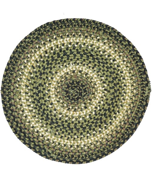 Home Spice Jute Braided Accessories Green Rug 240173PS 15 in. Set of 6 Round - Rugs Town Home Spice Jute Braided Accessories Green 240173PS 15 in. Set of 6 Round Rug