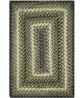 Home Spice Jute Braided Accessories Green 240075PS 13 in. X 19 in. Set of 4 Rect Rug
