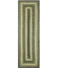 Home Spice Jute Braided Accessories Green 240119PS 8 in. X 28 in. Set of 2 Rect Rug