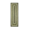 Homespice Decor Jute Braided Accessories Pinecone Green 572745 11 in. X 36 in. Rect Rug