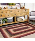JUTE BRAIDED RUG Homespice Jute Braided Black Rug