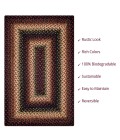 JUTE BRAIDED RUG Homespice Jute Braided Black Rug