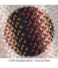 Homespice Jute Braided Black Rug