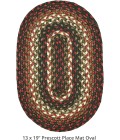 Home Spice Jute Braided Accessories Black Rug 240055PS 13 in. X 19 in. Set of 4 Oval - Rugs Town Home Spice Jute Braided Accessories Black 240055PS 13 in. X 19 in. Set of 4 Oval Rug