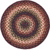 Homespice Decor Jute Braided Accessories Prescott Black 240171PS 15 in. Set of 6 Round Rug