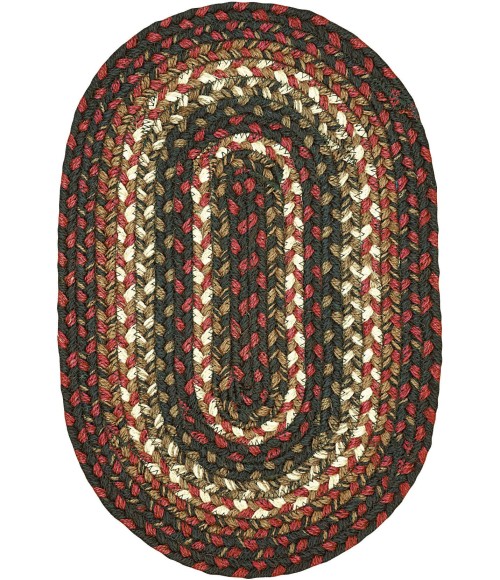 Home Spice Jute Braided Accessories Black Rug 240055PS 13 in. X 19 in. Set of 4 Oval - Rugs Town Home Spice Jute Braided Accessories Black 240055PS 13 in. X 19 in. Set of 4 Oval Rug