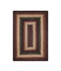 Homespice Decor Jute Braided Prescott Black 513564 4 ft. X 6 ft. Rect Rug
