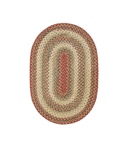 Homespice Decor Rug Sale. Pumpkin Pie Cotton Braided Rug