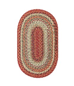 Homespice Decor Cotton Braided 453167 Area Rug 20 in. X 30 in. Oval