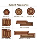 Homespice Decor Jute Braided Russett Beige 511041 20 in. X 30 in. Rect Rug