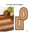 JUTE BRAIDED RUG Homespice Decor Rug Sale. Russett Jute Braided Rug