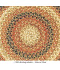 Home Spice Jute Braided Accessories Beige 240035PS 15 in. Set of 2 Round Rug