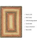 Home Spice Jute Braided Accessories Beige 240065PS 13 in. X 19 in. Set of 4 Rect Rug