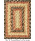 Home Spice Jute Braided Accessories Beige 240065PS 13 in. X 19 in. Set of 4 Rect Rug