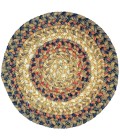 Home Spice Jute Braided Accessories Beige 240017PS 8 in. Set of 3 Round Rug