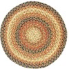 Homespice Decor Jute Braided Accessories Russett Beige 240165PS 15 in. Set of 6 Round Rug
