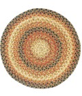 Home Spice Jute Braided Accessories Beige 240035PS 15 in. Set of 2 Round Rug