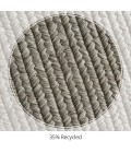 Homespice Decor Ultra Durable Braided Slate Light Grey 300560 27 in. X 45 in. Oval Rug