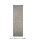 Homespice Decor Ultra Durable Braided Slate Light Grey 329561 22 in. X 72 in. Rect Rug