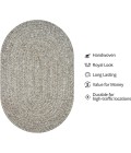 Home Spice Ultra Durable Braided Rug Light Grey Rug 306562 8 ft. X 10 ft. Oval - Rugs Town Home Spice Ultra Durable Braided Rug Light Grey 306562 8 ft. X 10 ft. Oval Rug
