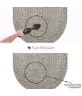 Home Spice Ultra Durable Braided Rug Light Grey Rug 306562 8 ft. X 10 ft. Oval - Rugs Town Home Spice Ultra Durable Braided Rug Light Grey 306562 8 ft. X 10 ft. Oval Rug
