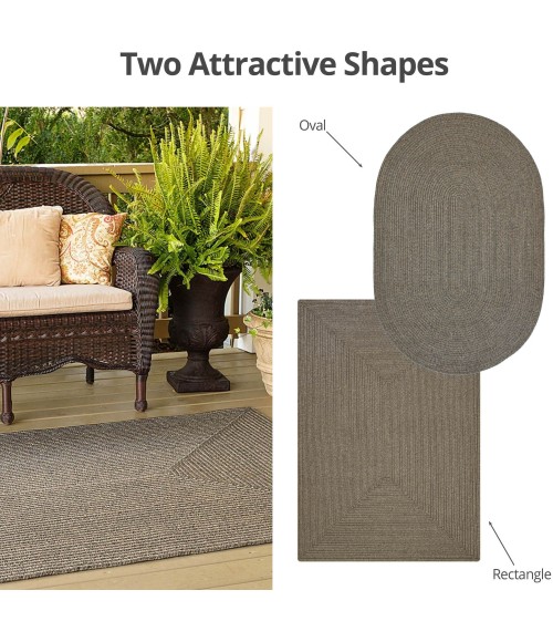 ULTRA DURABLE BRAIDED RUG Homespice Decor Rug Sale. Smoke Ultra Durable Braided Rug