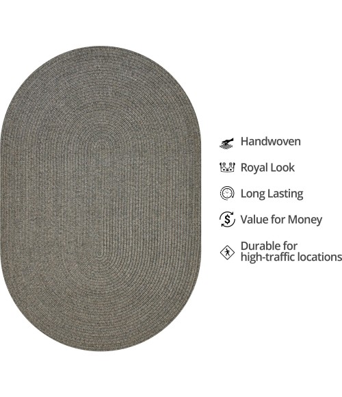 ULTRA DURABLE BRAIDED RUG Homespice Decor Rug Sale. Smoke Ultra Durable Braided Rug