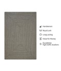 ULTRA DURABLE BRAIDED RUG Homespice Decor Rug Sale. Smoke Ultra Durable Braided Rug