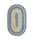 COTTON BRAIDED RUG Homespice Cotton Braided Blue Rug