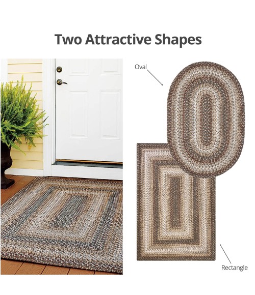 ULTRA DURABLE BRAIDED RUG Homespice Decor Rug Sale. Wildwood Ultra Durable Braided Rug