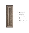 Homespice Decor Ultra Durable Braided Wildwood Brown 329622 22 in. X 72 in. Rect Rug