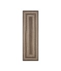 Homespice Decor Ultra Durable Braided Wildwood Brown 329622 22 in. X 72 in. Rect Rug