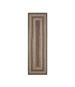 Homespice Decor Ultra Durable Braided Wildwood Brown 329622 22 in. X 72 in. Rect Rug