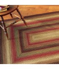 JUTE BRAIDED RUG Homespice Jute Braided Brown Rug